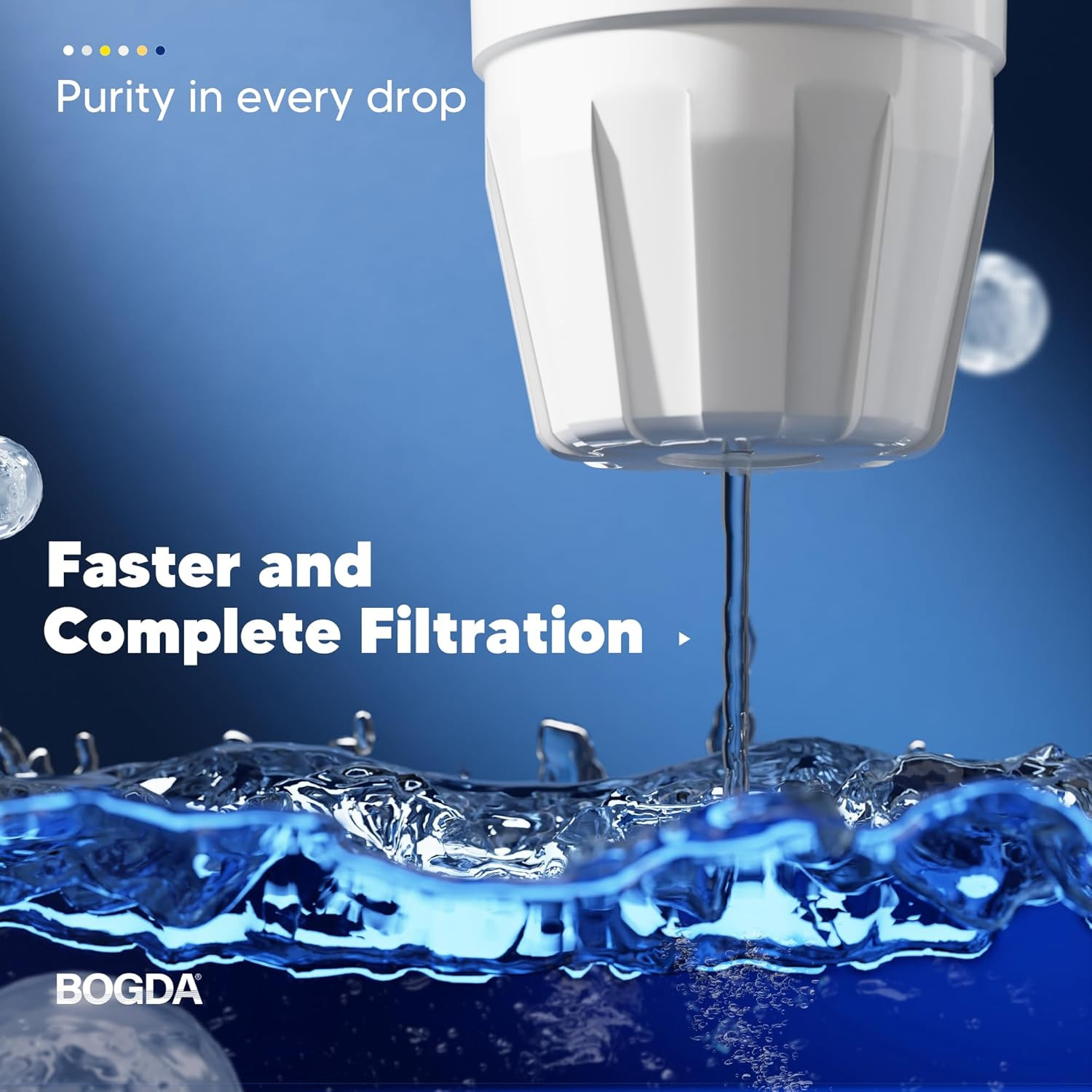 Upgraded Water Filter Replacement Fit for Zero Pitcher and Dispenser ZR-001 ZR-0