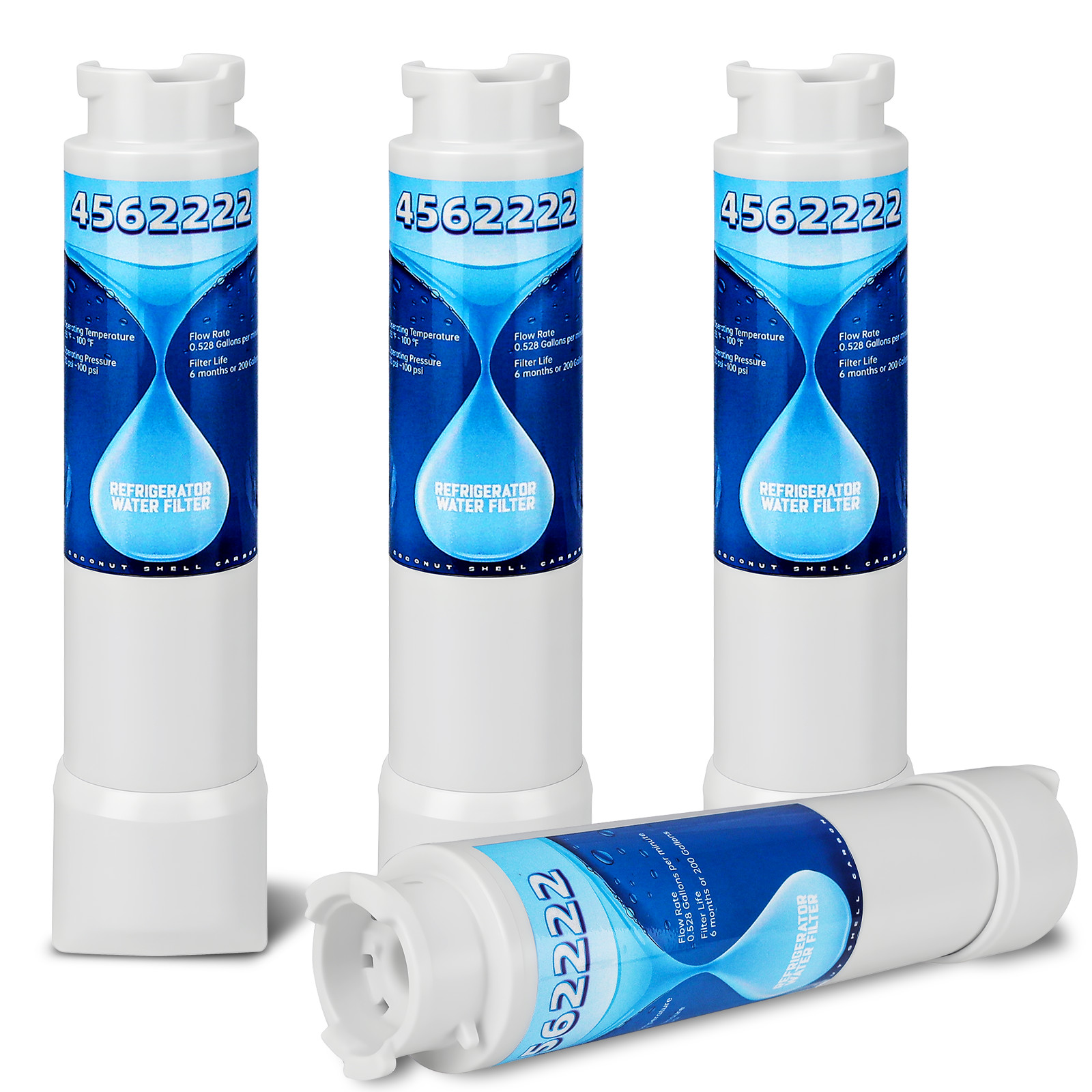 4 Packs EPTWFU01 Water Filter Replacement, Compatible with Frigidaire EPTWFU01