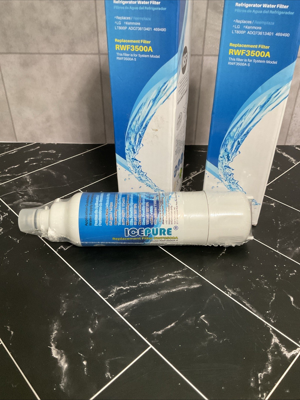IcePure RWF3500A Refrigerator Water Filter (2 Count)
