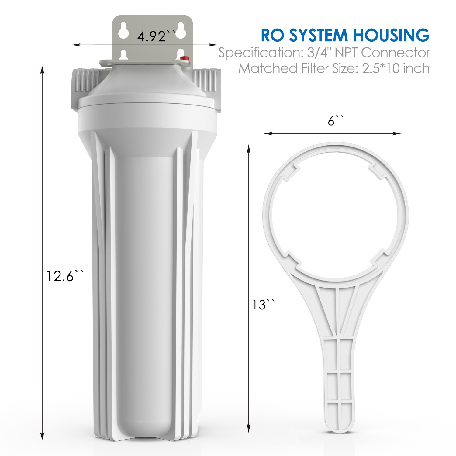 400 GPD RO Membrane Maple Syrup Reverse Osmosis System Sediment Housing Element