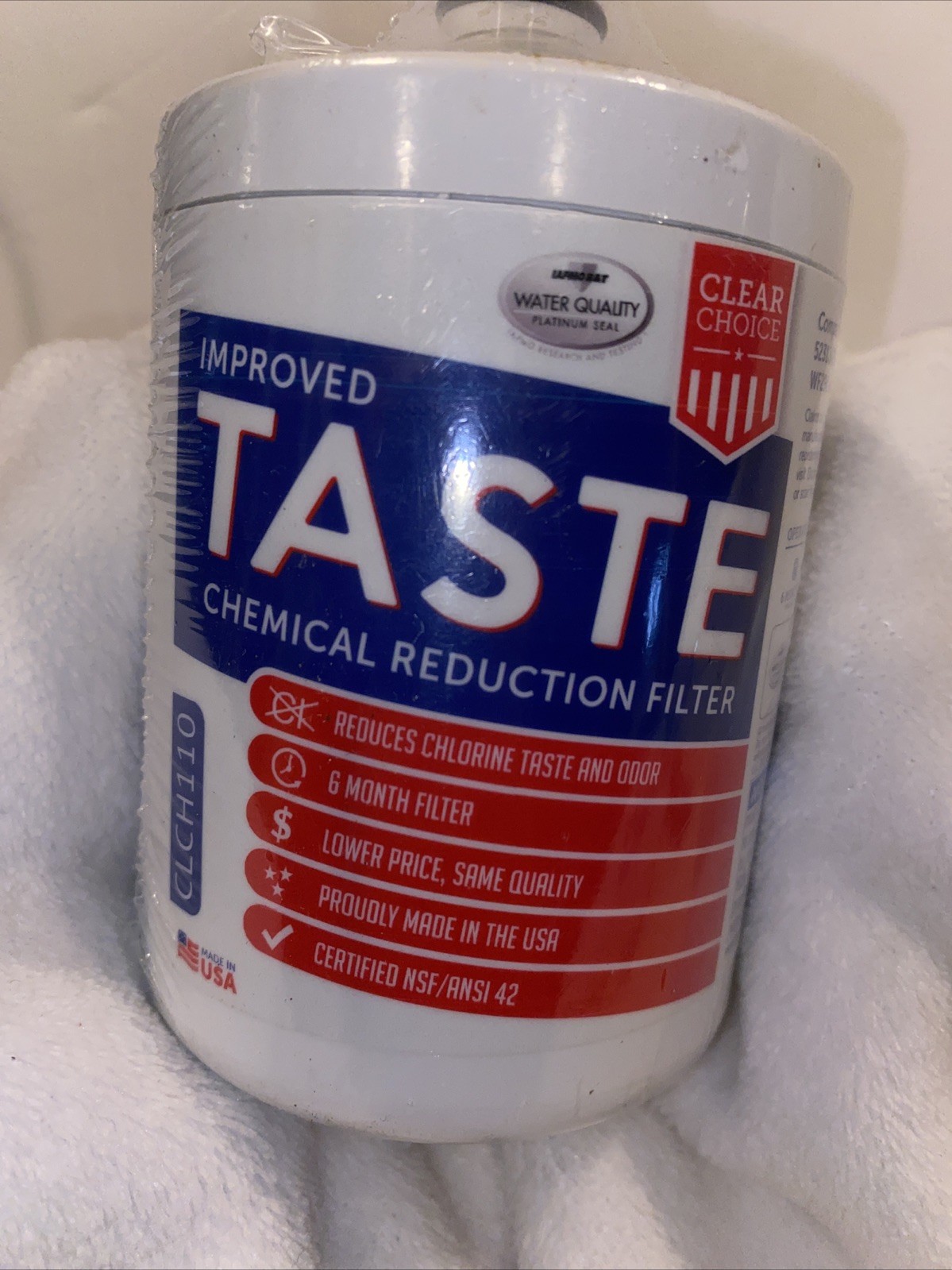 Clear Choice Improved Taste Chemical Reduction Filter