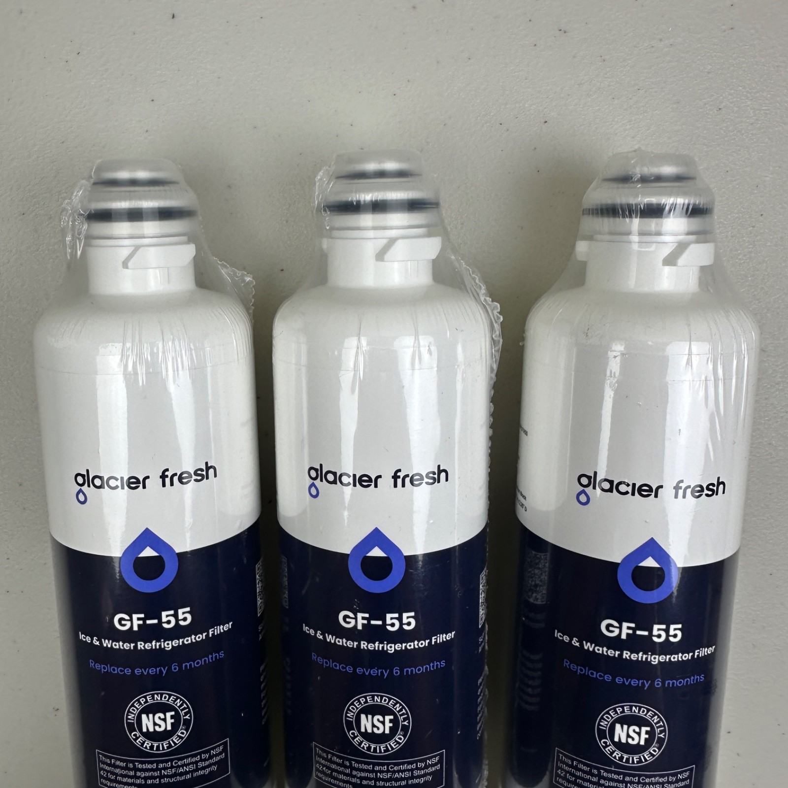 3 PACK GLACIER FRESH for Bosch 11025825 Ultra Clarity Pro Water Filter GF-55