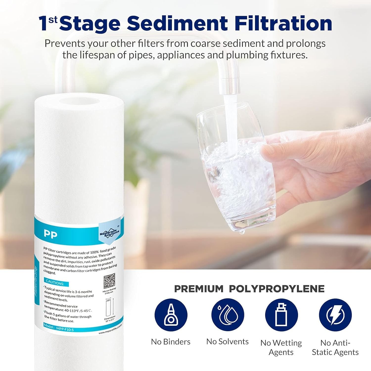 PP Sediment GAC CTO Carbon Block Water Filter Replacement Whole House 21 PACK
