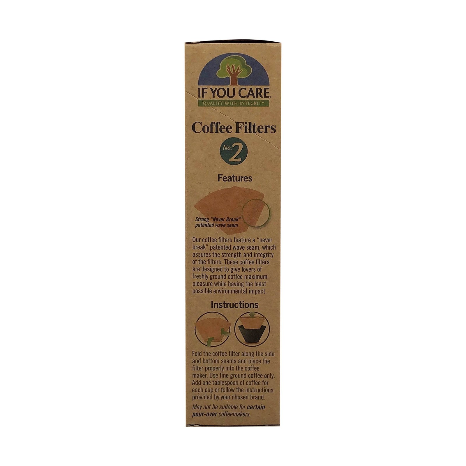 IF YOU CARE No. 2 Coffee Filters, 100 CT 100 Count