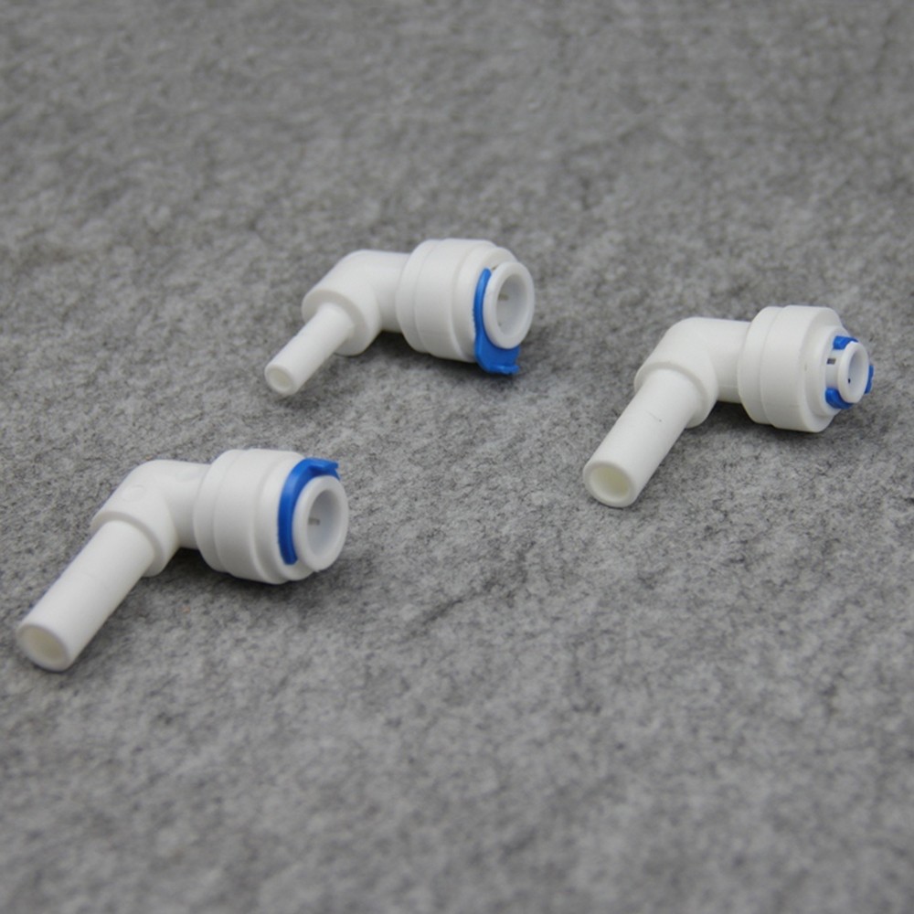 1/4″, 3/8″ L Piece Quick Connect Push-Fit Reverse Osmosis L Connector Fitting