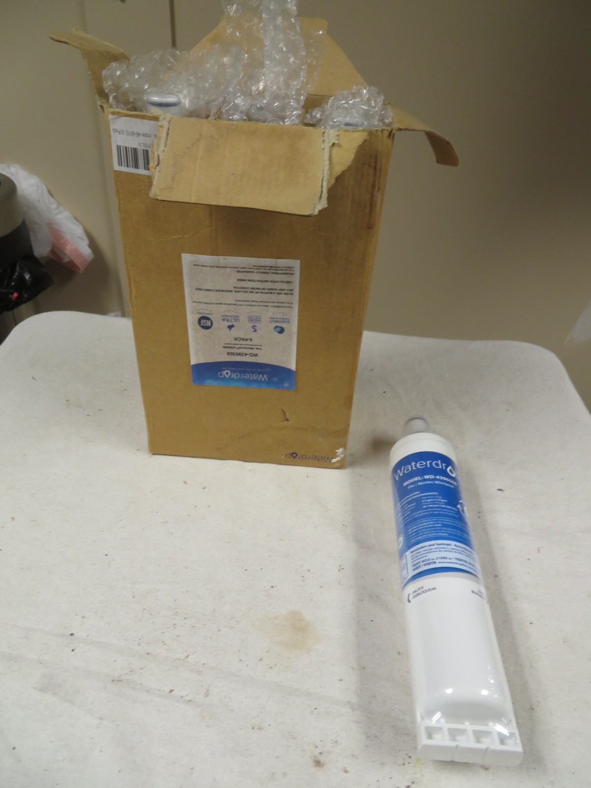 6 New & Sealed Waterdrop Replacement Water Filter WD-4396508 for Whirlpool