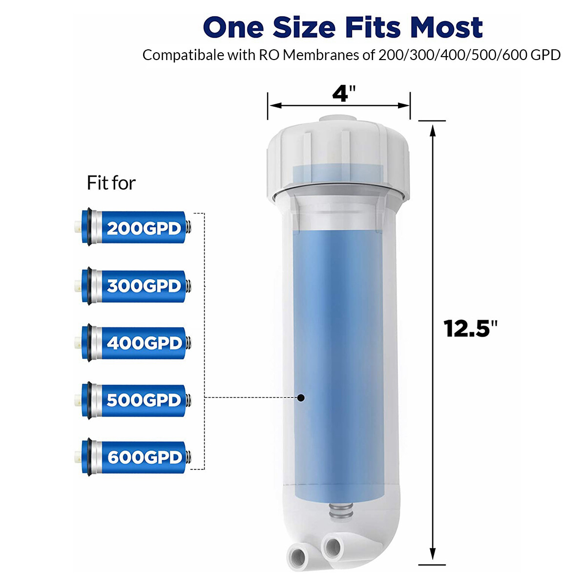 400 GPD RO Membrane Maple Syrup Reverse Osmosis System Sediment Housing Element