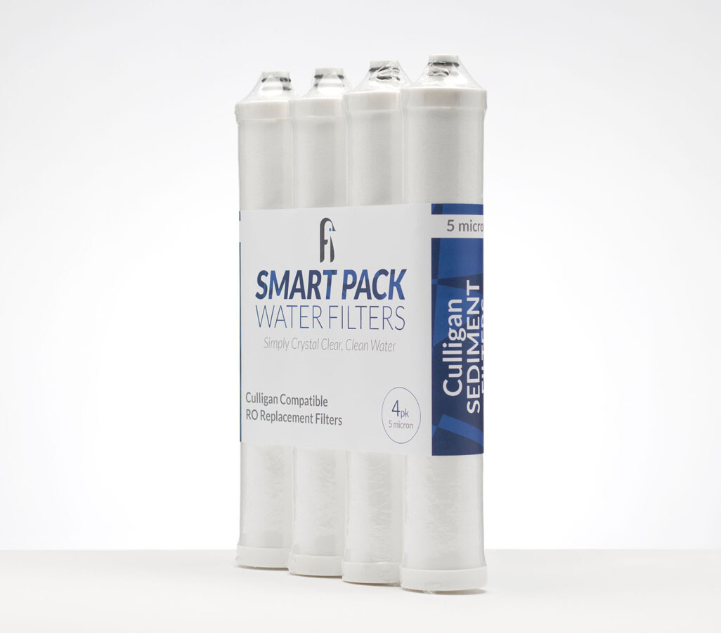 Culligan AC-30 AC-15 Compatible Sediment Pre Filters Smart Pack – 4 Pack