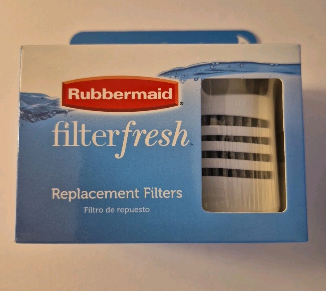 2 packs Rubbermaid Filter Fresh Replacement Filters (4 filters total)