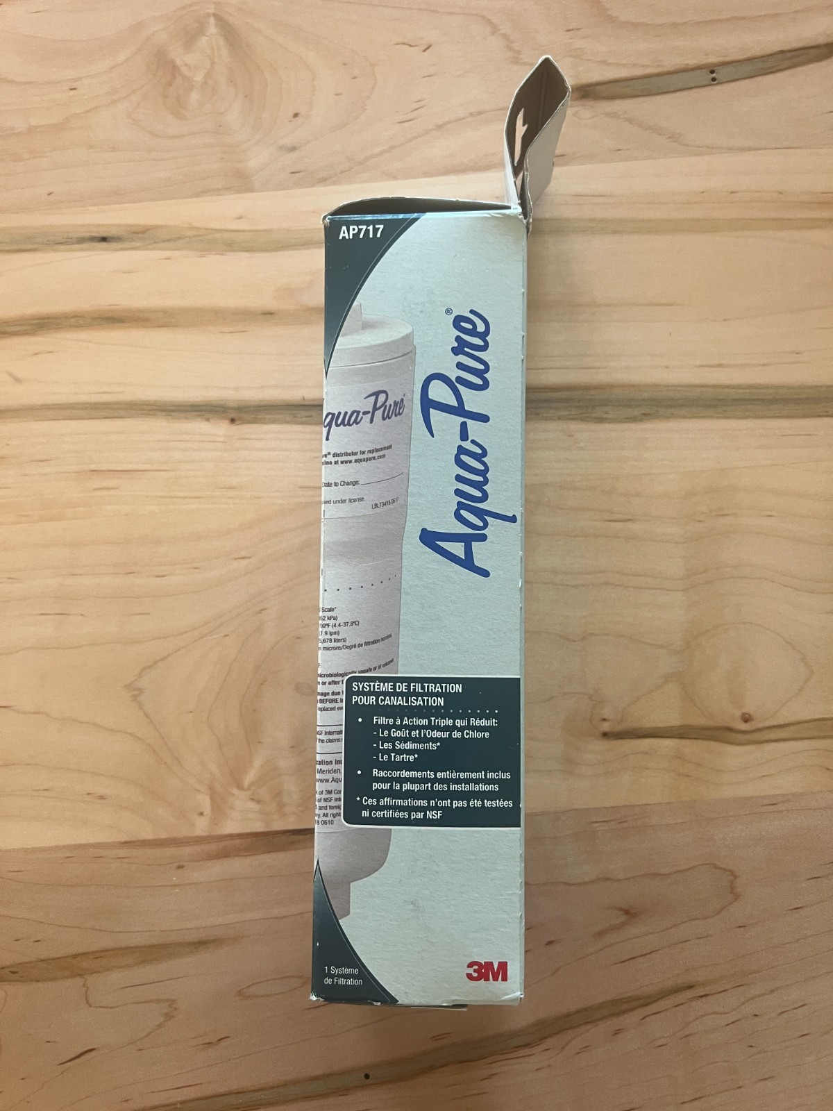 3M Aqua Pure In Line replacement triple action 5 micron water filter model AP717