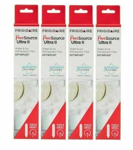 1-4Pcs Frigidaire EPTWFU01 Pure Source Ultra II Refrigerator Water Filter Sealed