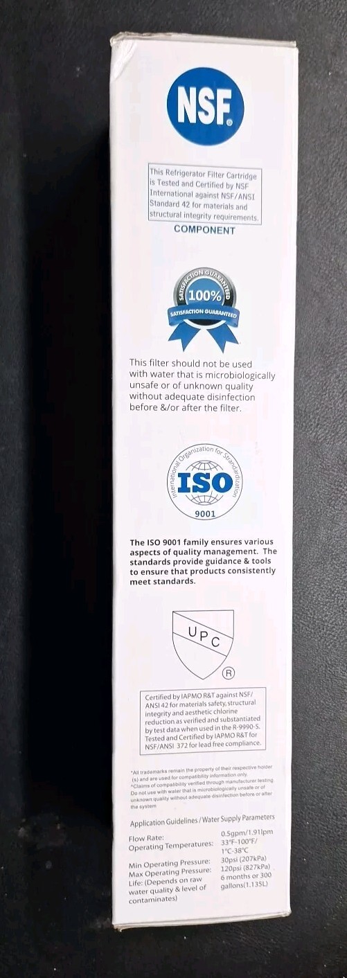 Refresh Premium Refrigerator Water Filter R-9990-S for LG LT600P / Kenmore +🟢