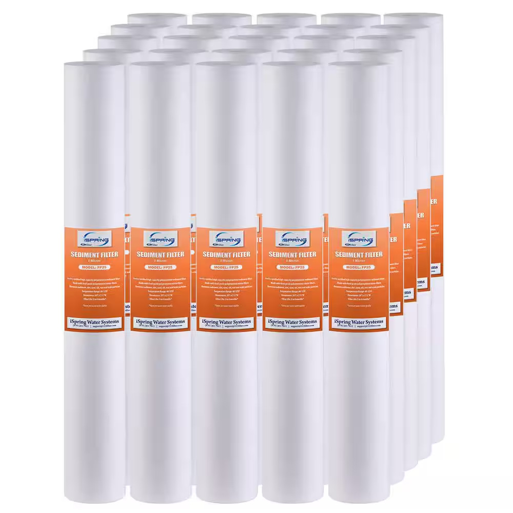 High Capacity 20 In. X 2.5 In. Water Filter Replacement Cartridges Fine Sedim…