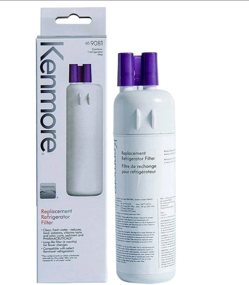 2 Pack Kenmore 9081 469081 46-9930 Replacement Refrigerator Ice Water Filter