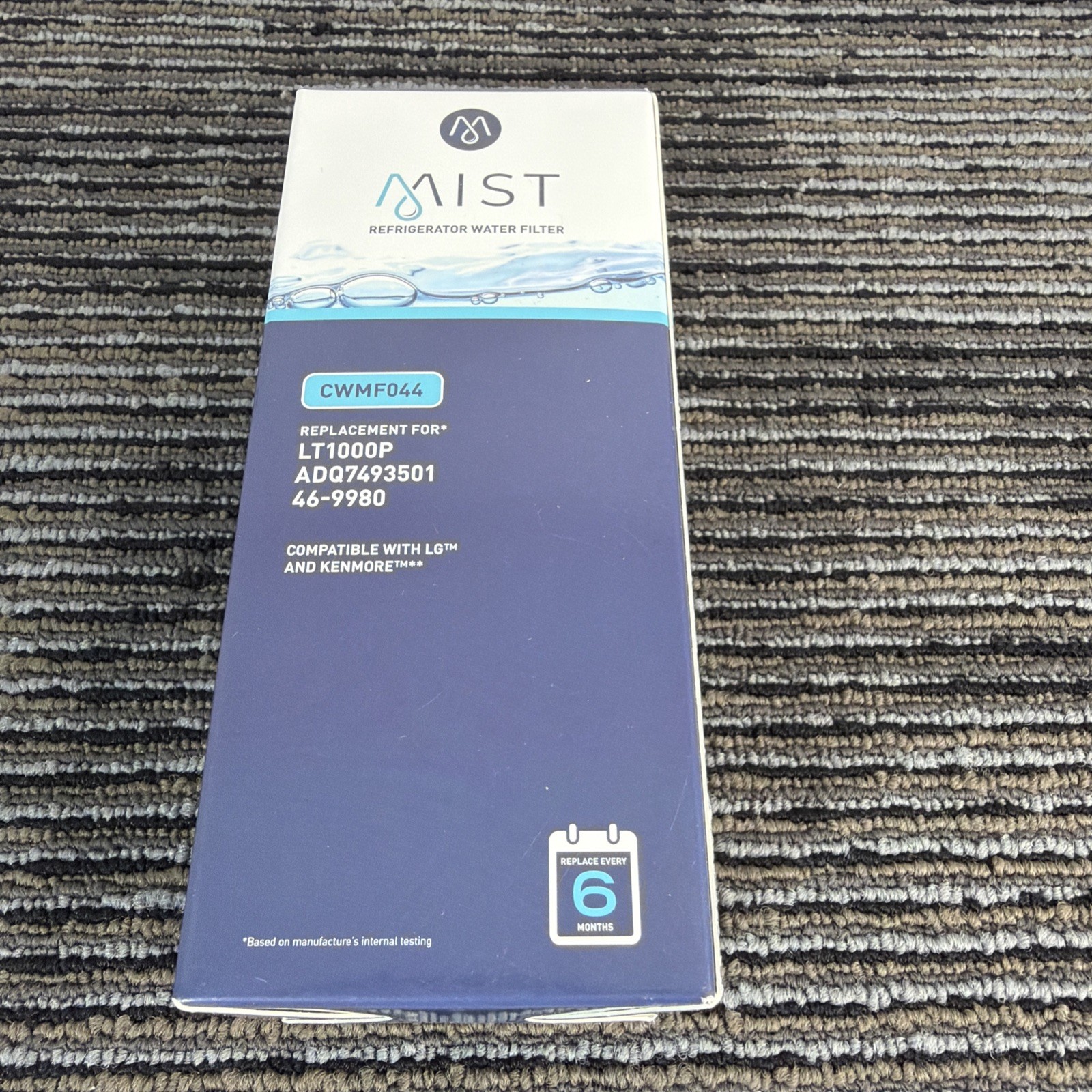 Mist LT1000P Water Filter Replacement, Compatible For LG Model CWMF044