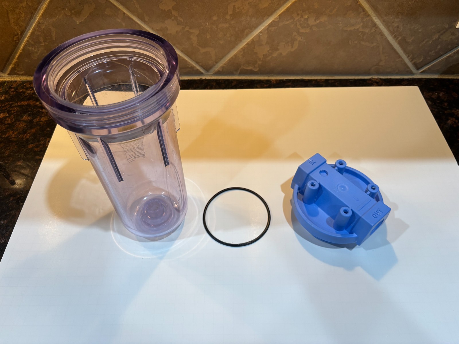 STANDARD FILTER HOUSING with Mounting Bracket Cap 3/4″ NPT #10 PENTEK