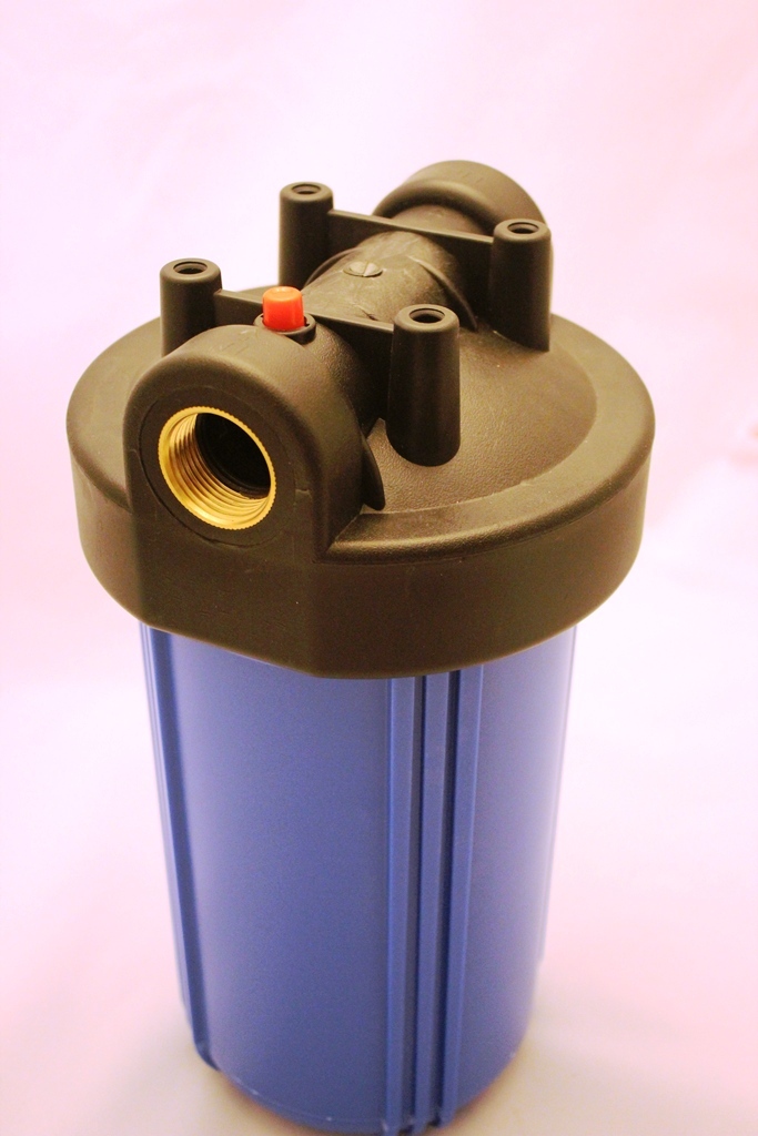Big Blue 10″ Whole House Water Filter System (3/4″ Port)+Mounting Bracket+Filter