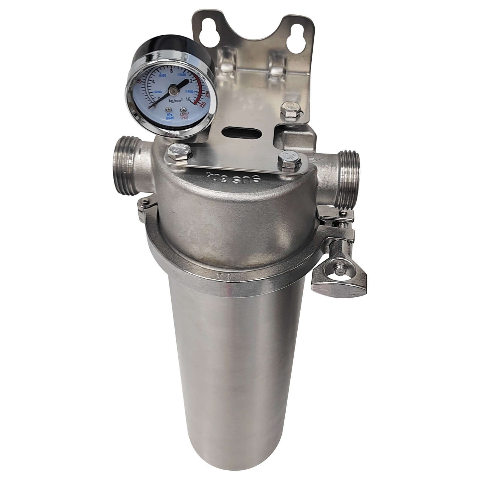 10″L Corrosion-resistant 304 Stainless Steel Filter 1″NPT Inlet/outlet Diameter