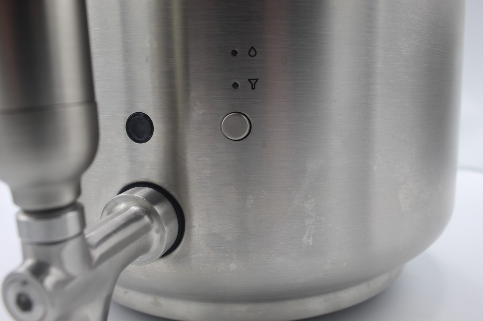 RORRA Countertop Water Filtration System Stainless Steel 2.5 gallon NEEDS FILTER