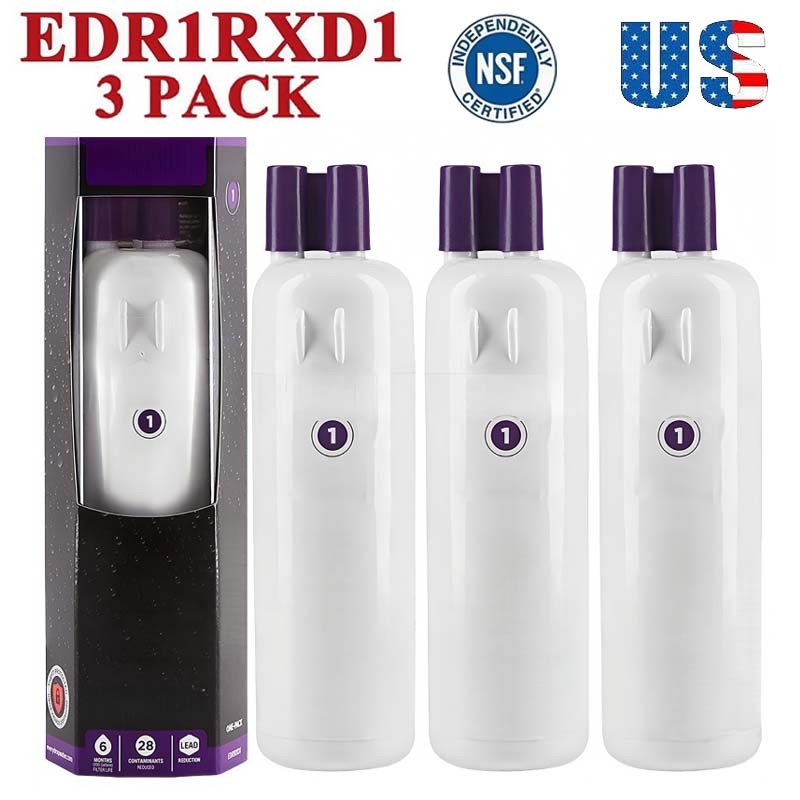 3 PACK For ΕVΕRYDROP ΕDR1RXD1 Refrigerator Water Filter 1 Replacement New&Sealed