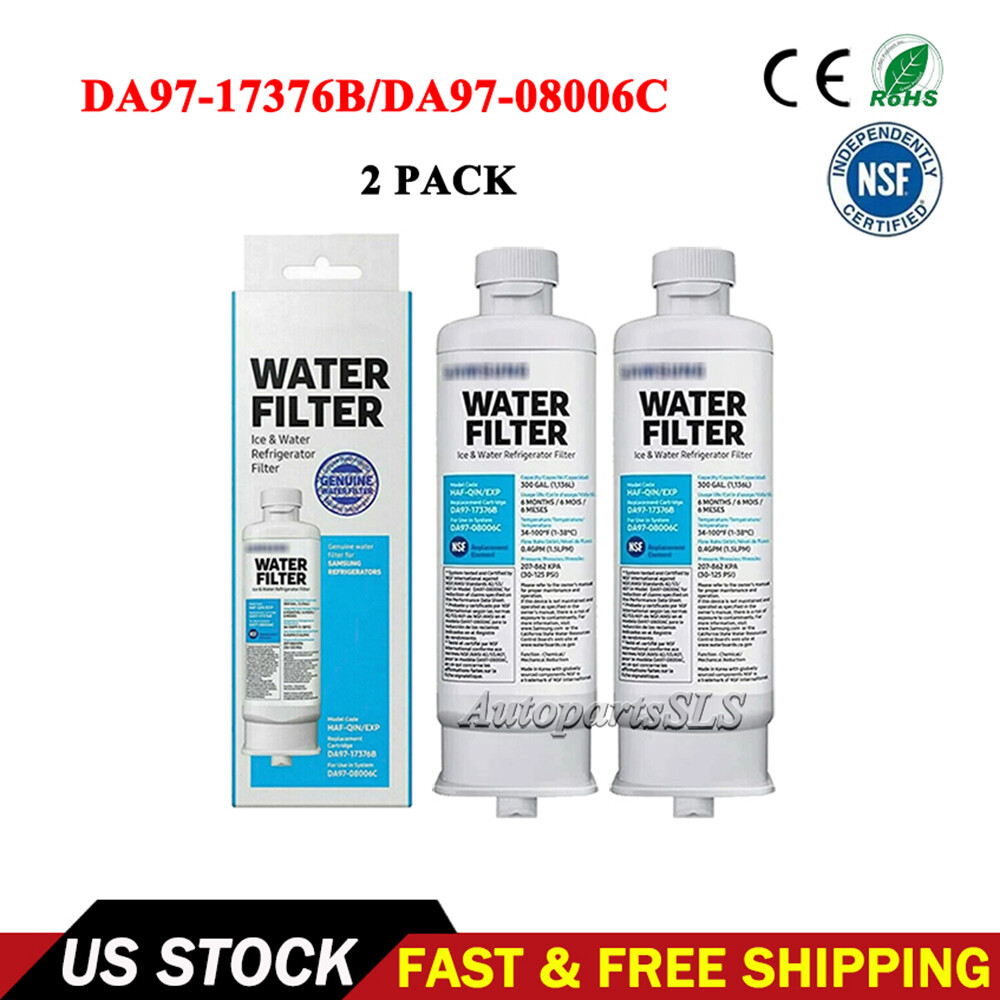 2~10PACK For Samsung DA97-17376B HAF-QIN/EXP REFRIGERATOR Water Filter US Stock