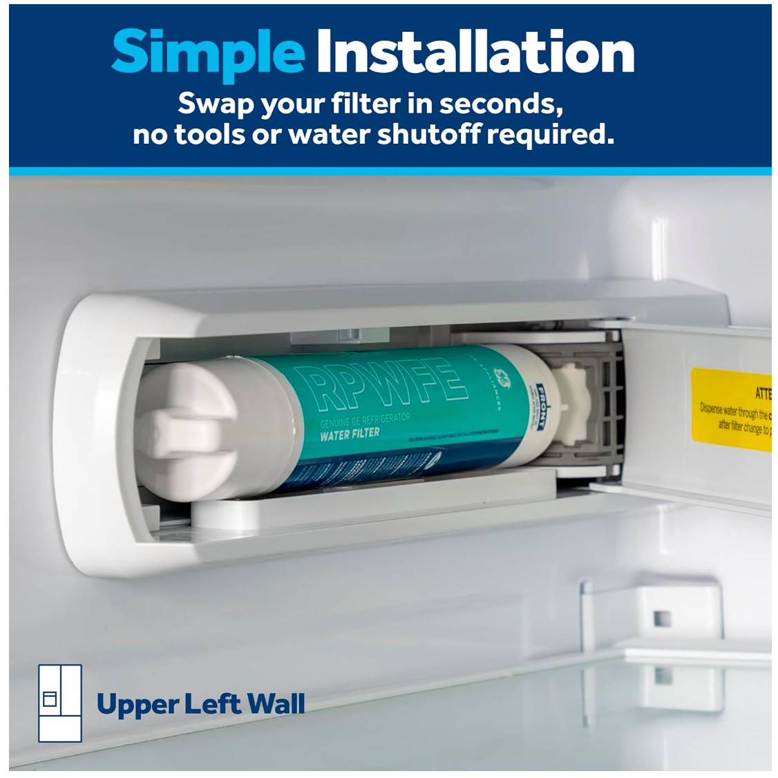 GE RPWFE Refrigerator Replacement Water Filter