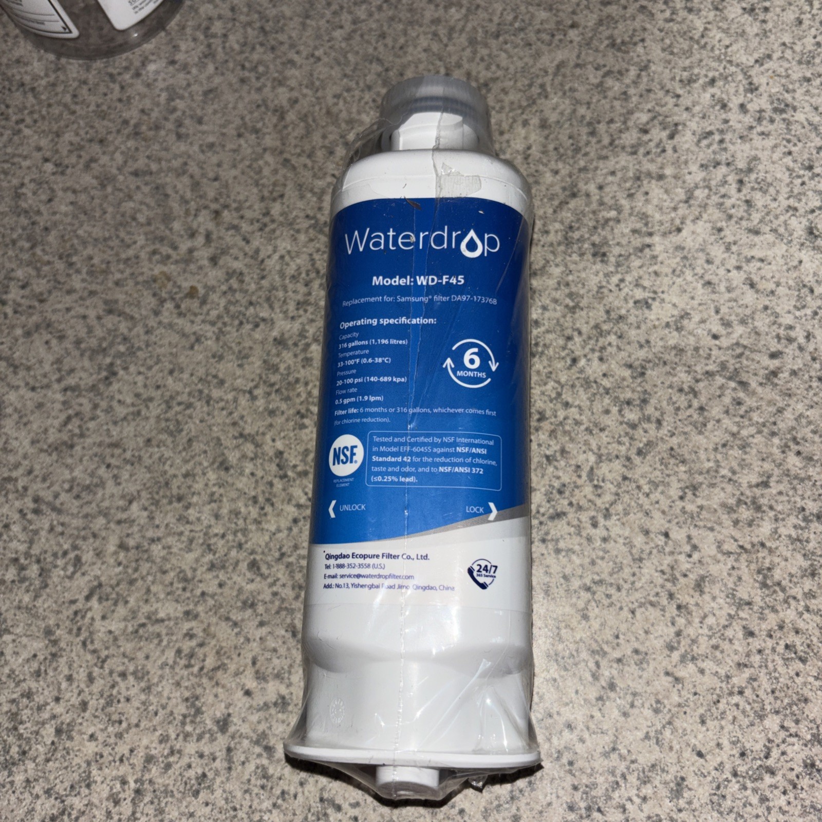 Waterdrop WD-F46 New, Sealed – Free Shipping