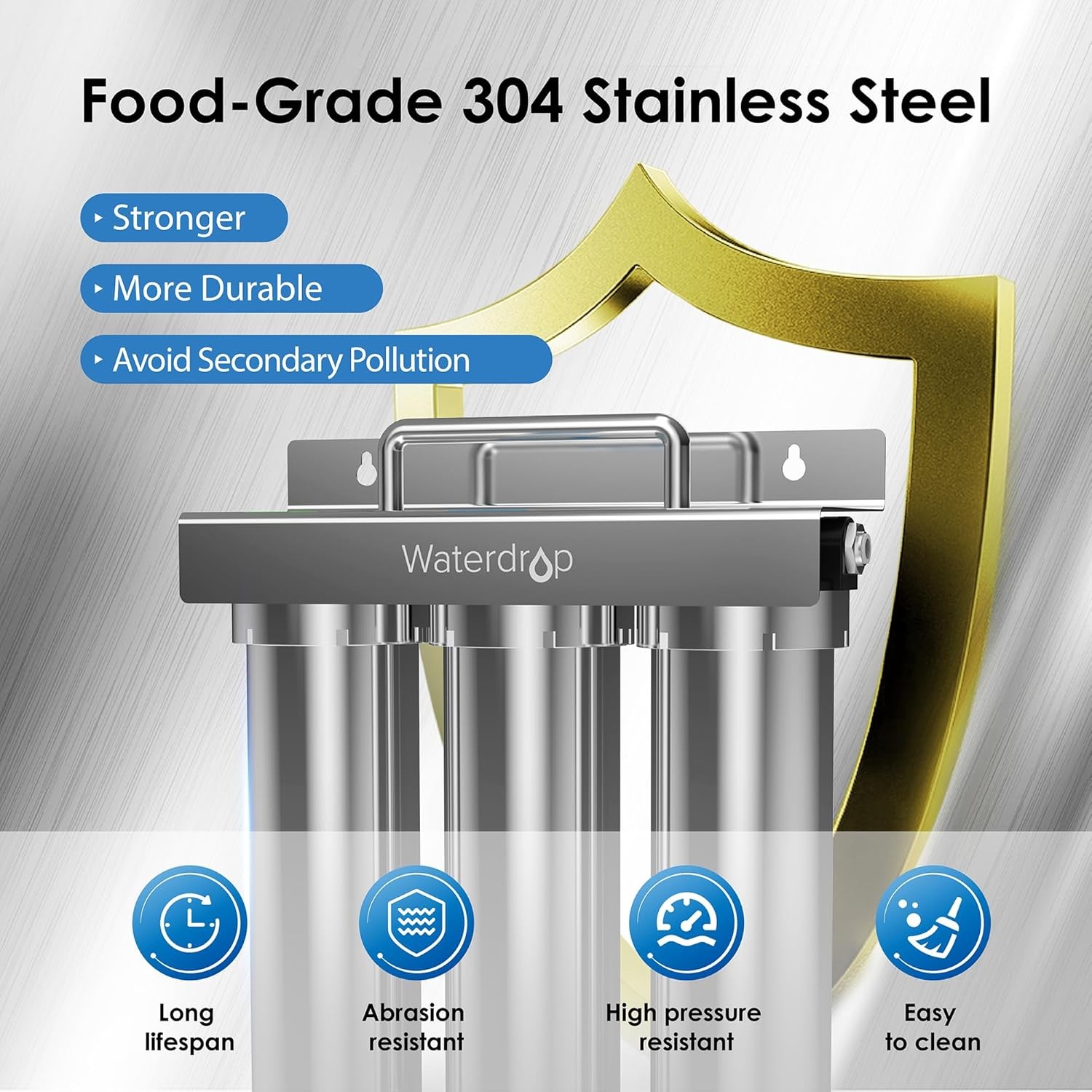 Waterdrop Refurbished TST-UF 0.01μm Ultra-Filtration Under Sink Water Filter