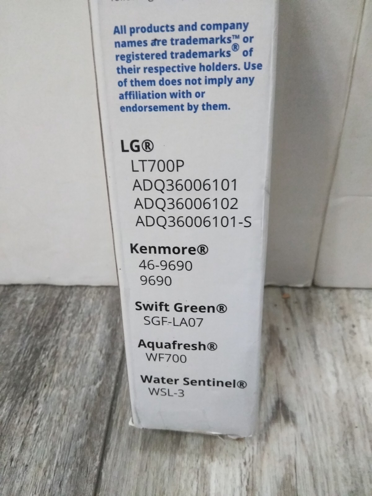 Refresh LG LT600P R-9990 Replacement Water Filter For LG & Kenmore Refrigerators