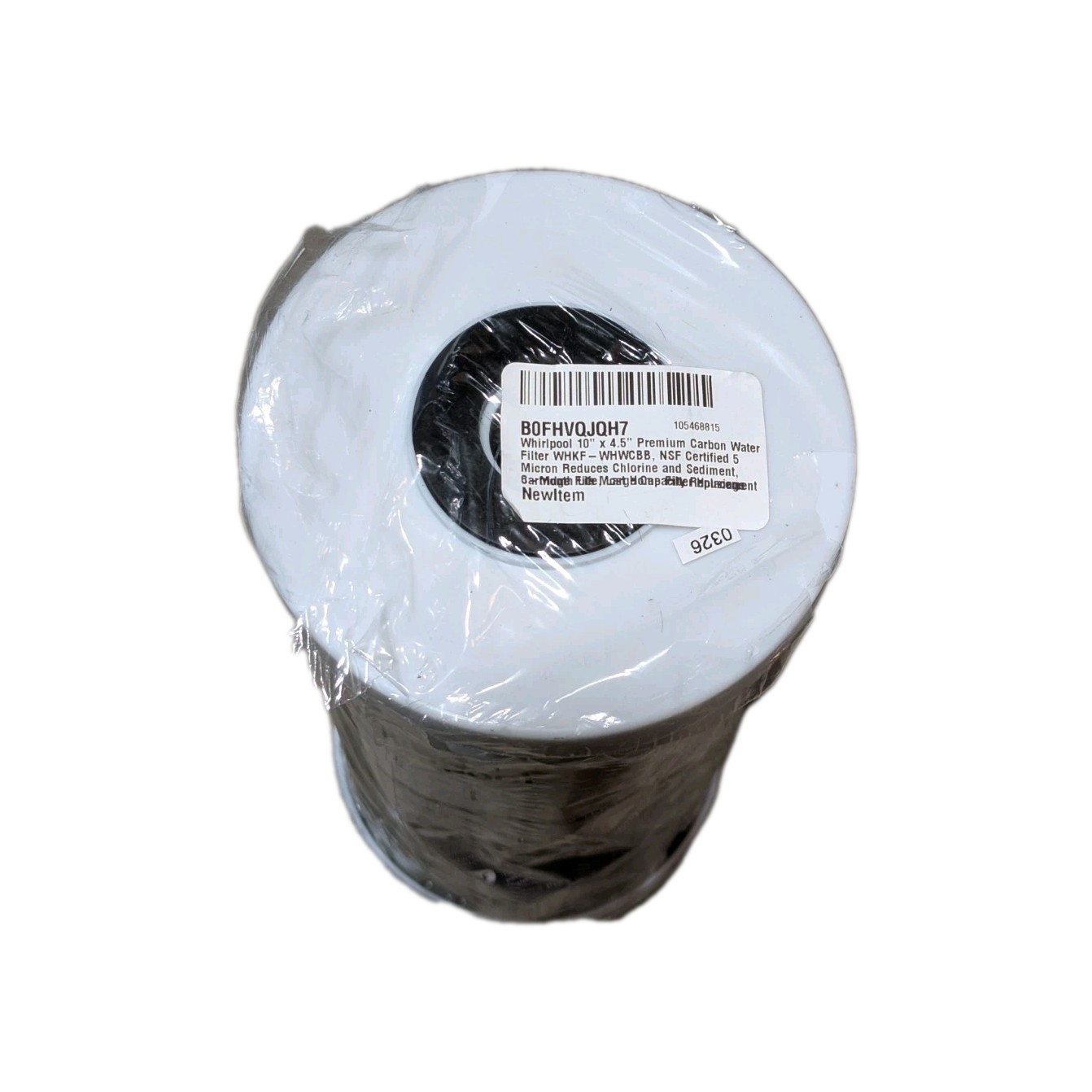 Whirlpool 10”x4.5” Premium Carbon Water Filter WHKF-WHWCBB Universal Home Filter