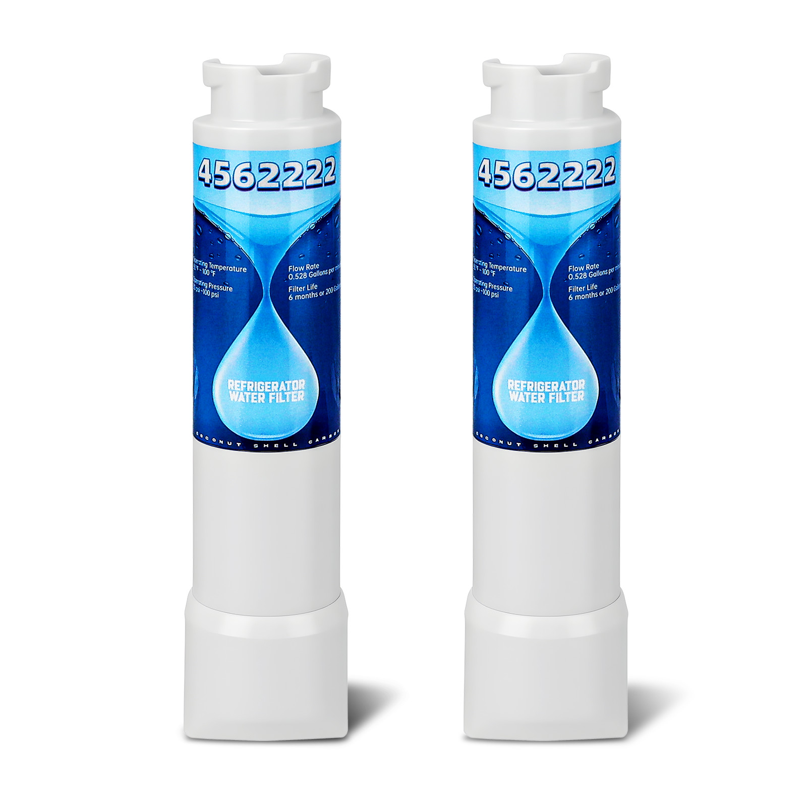 Water Filter 2 Pack for Frigidaire EPTWFU01 Pure Source Ultra II Refrigerator