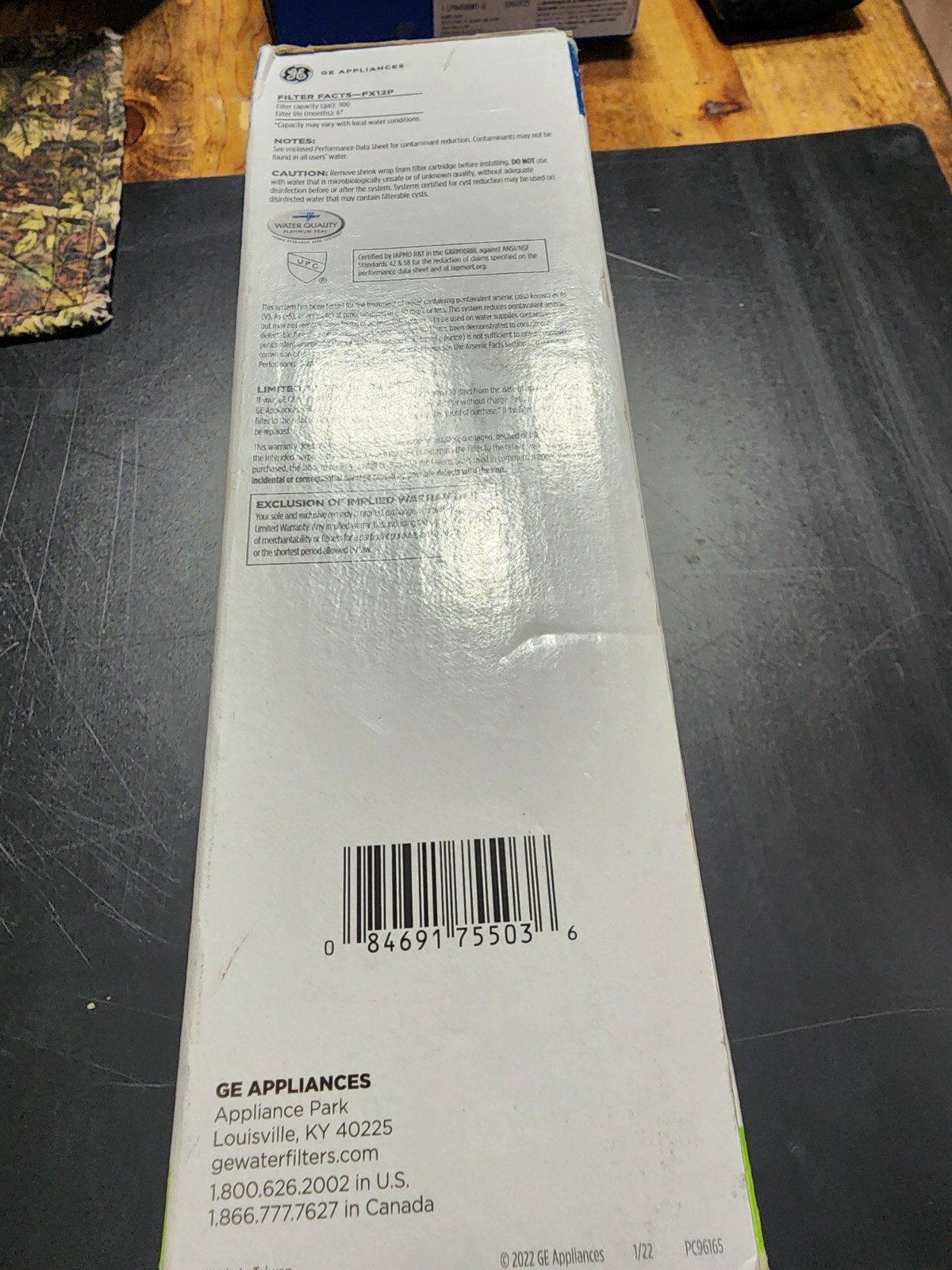 ​GE FX12P Reverse Osmosis Pre & Post Replacement Filter Set New old stock