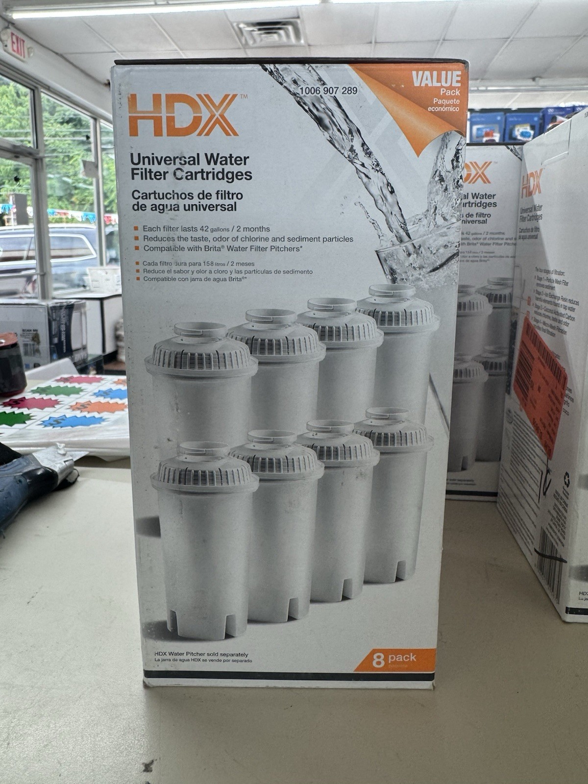 Water Pitcher Replacement Water Filter Cartridges, BPA Free (8-Pack)