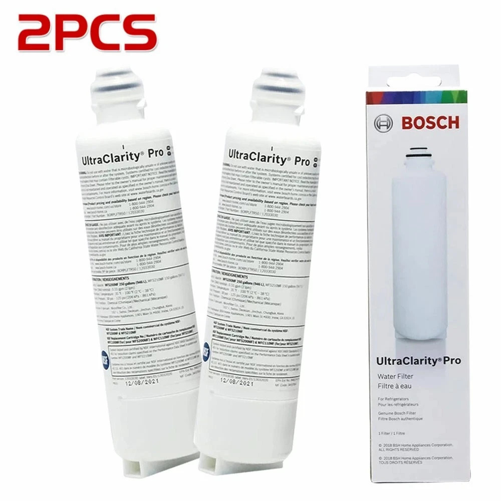 BOSCH/ Ultra Clarity Pro Refrigerator Water Filter/White #WFS200MF/WFS210MF/PK 2