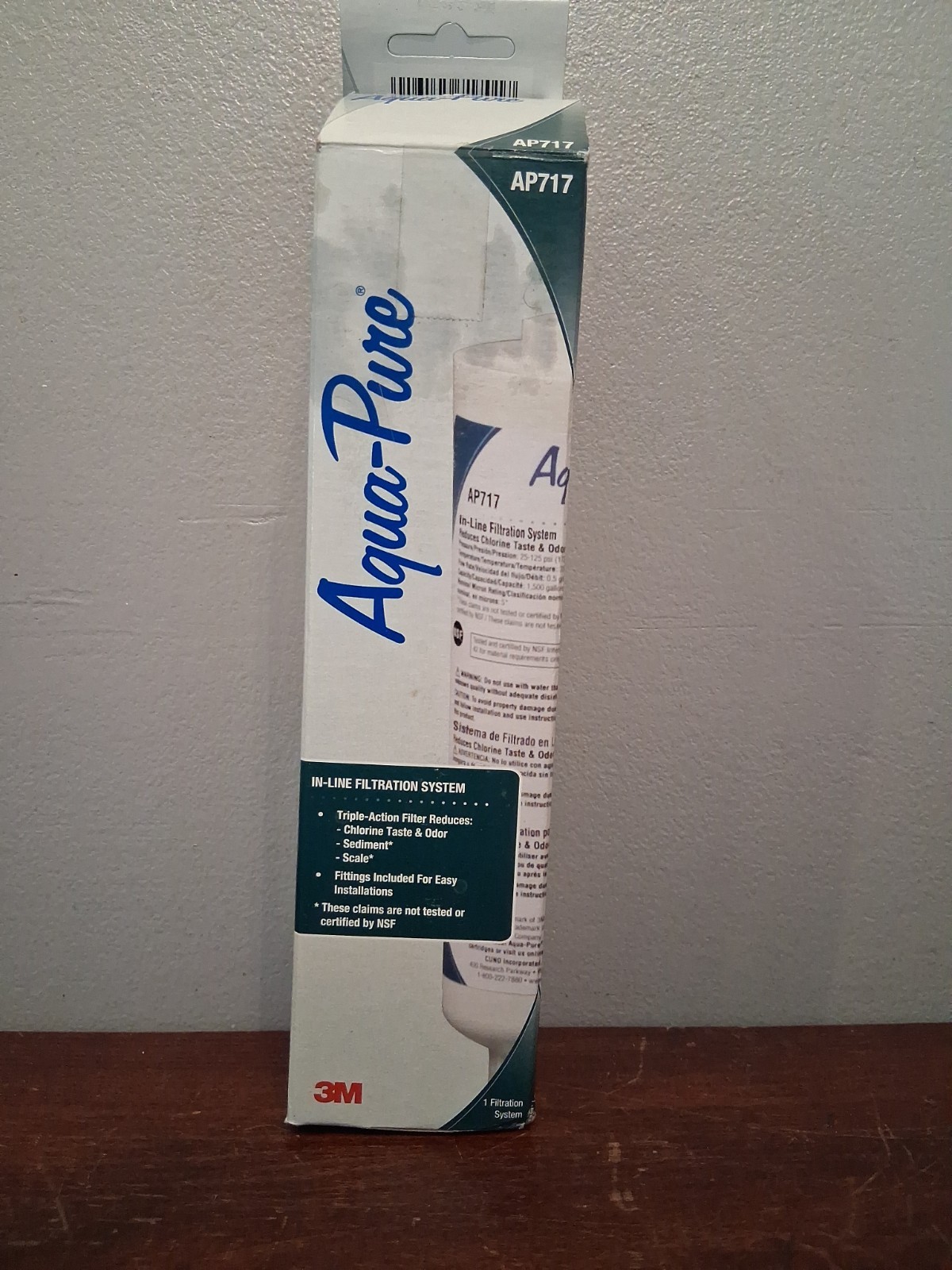 Aqua-Pure AP717 In-Line Water Filter, Chlorine, Sediment Removal, 1,500 gal