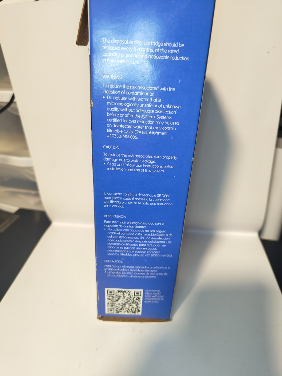 1 PACK GE MSWF Refrigerator Water Filter Replacement SmartWater Filter New-OP