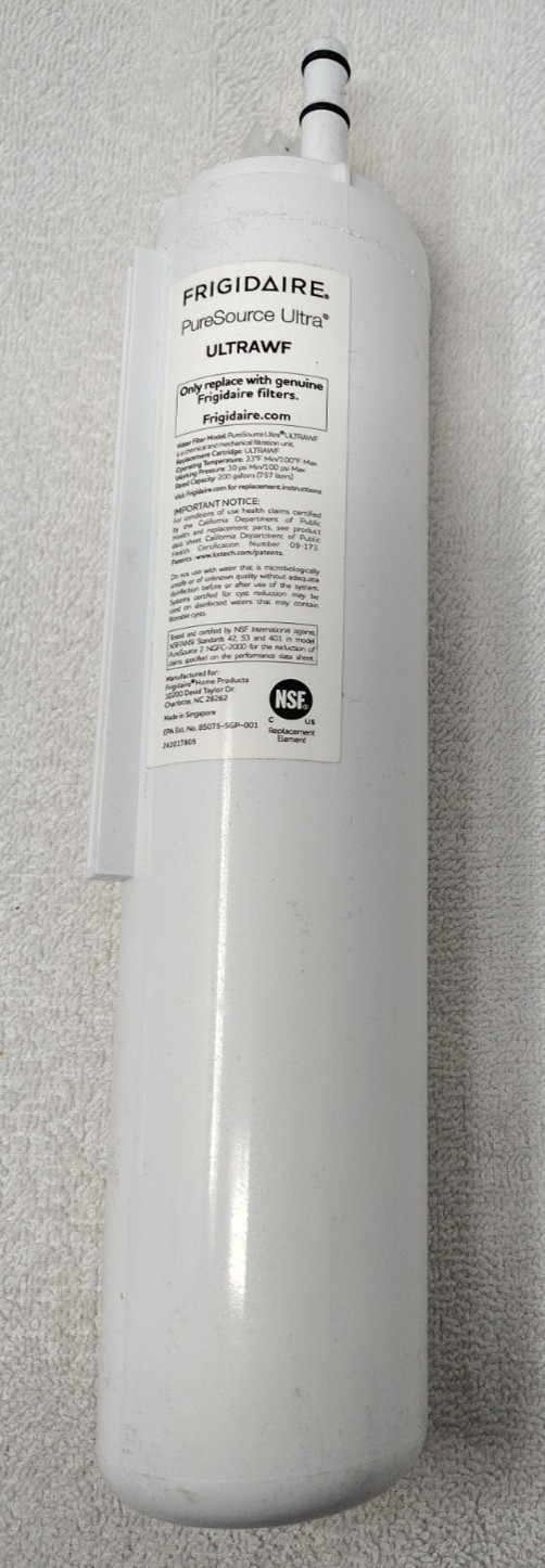 Frigidaire Genuine Ultra PureSource Refrigerator Water Filter ULTRAWF FREE S&H