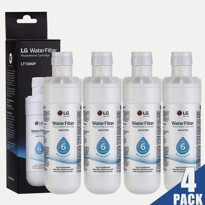 4PACKS Refresh Refrigerator Ice Water Filter For LG LT1000P ADQ747935 Brand New