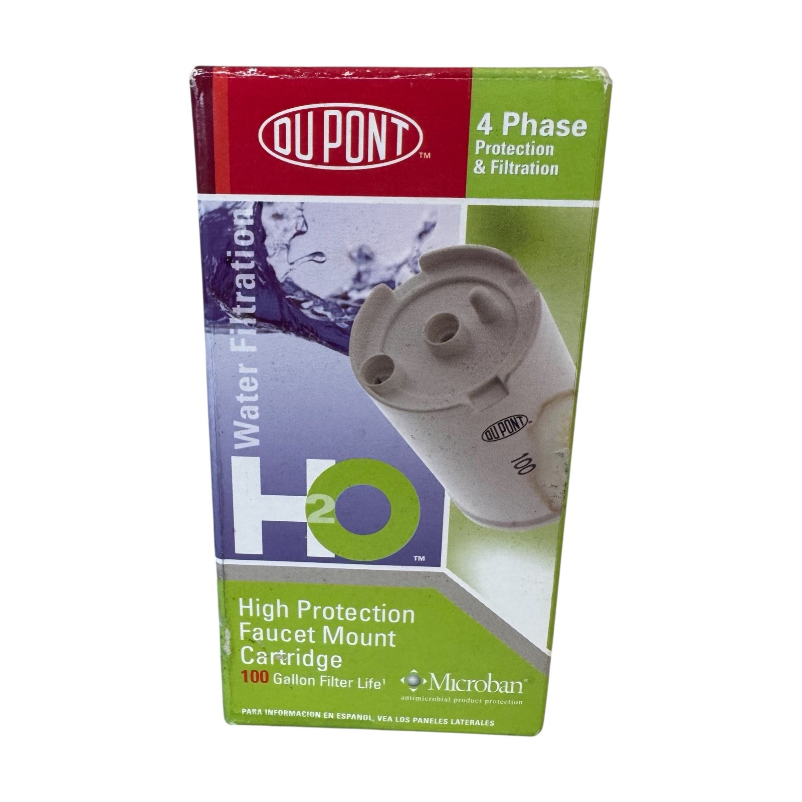 DuPont Water Filter 4 Phase Faucet Mount Cartridge 100 Gallon ( NEW)
