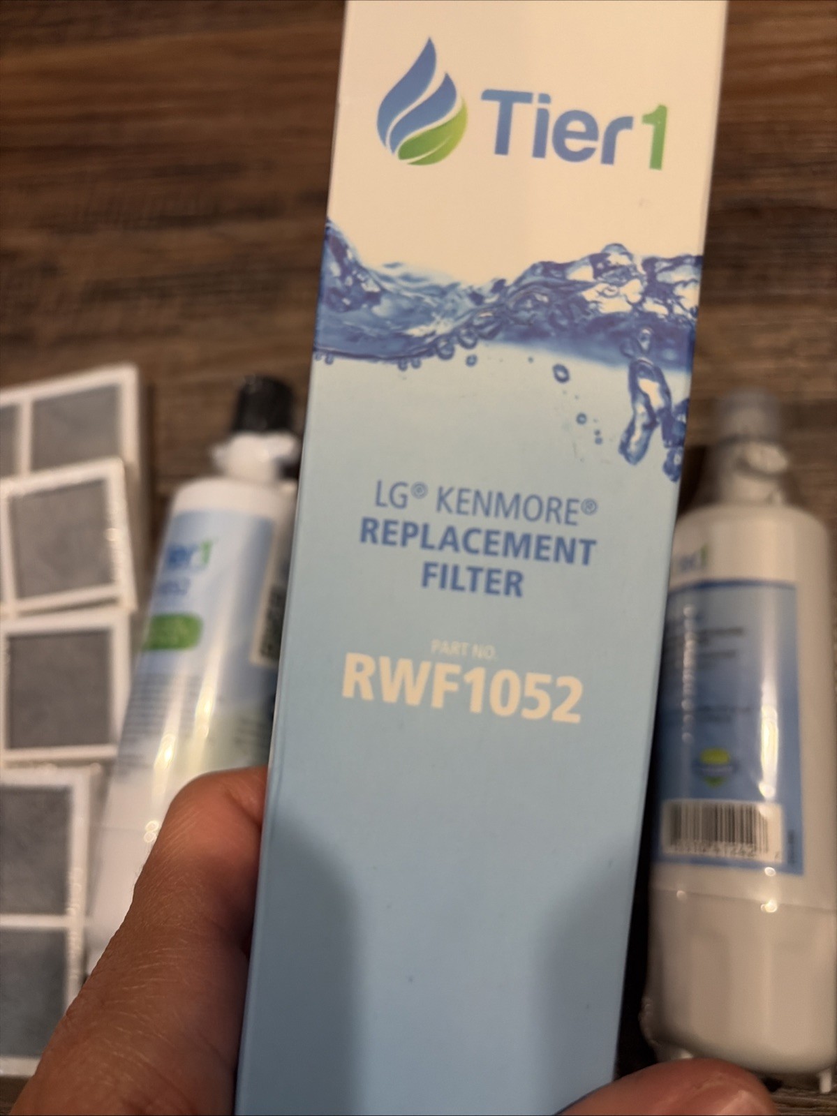 tier1 refrigerator water filters RWF1052 replaces LG KENMORE +4 air filters NWT