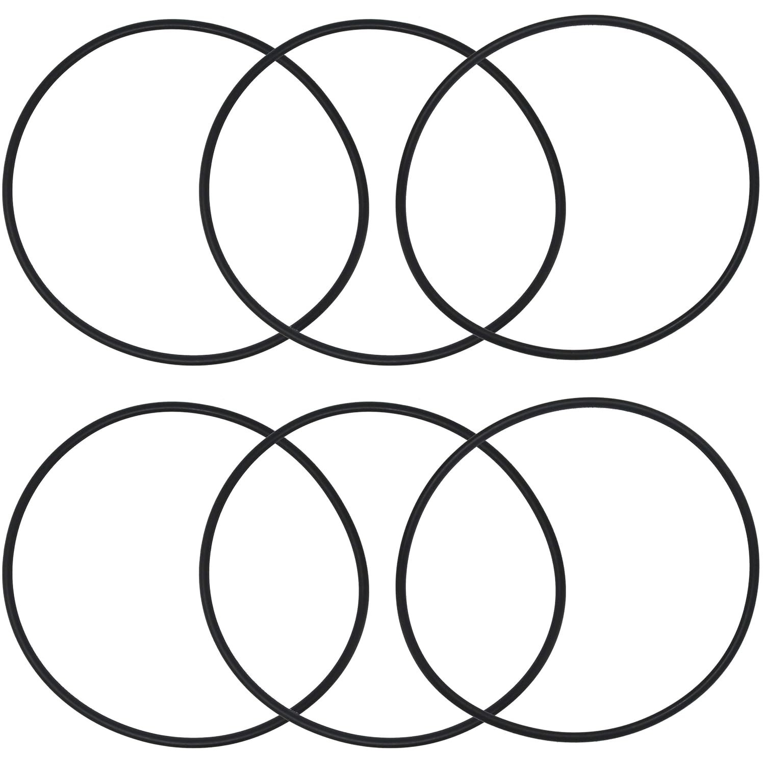 O-Rings for Water Filter Housings, Compatible with Various Brands, 6-Pack