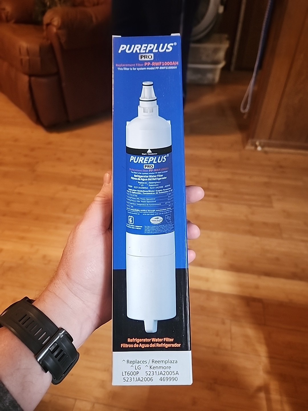 PurePlus PP-RWF1000AH Refrigerator Water Filter Replacement for Kenmore LT600P +