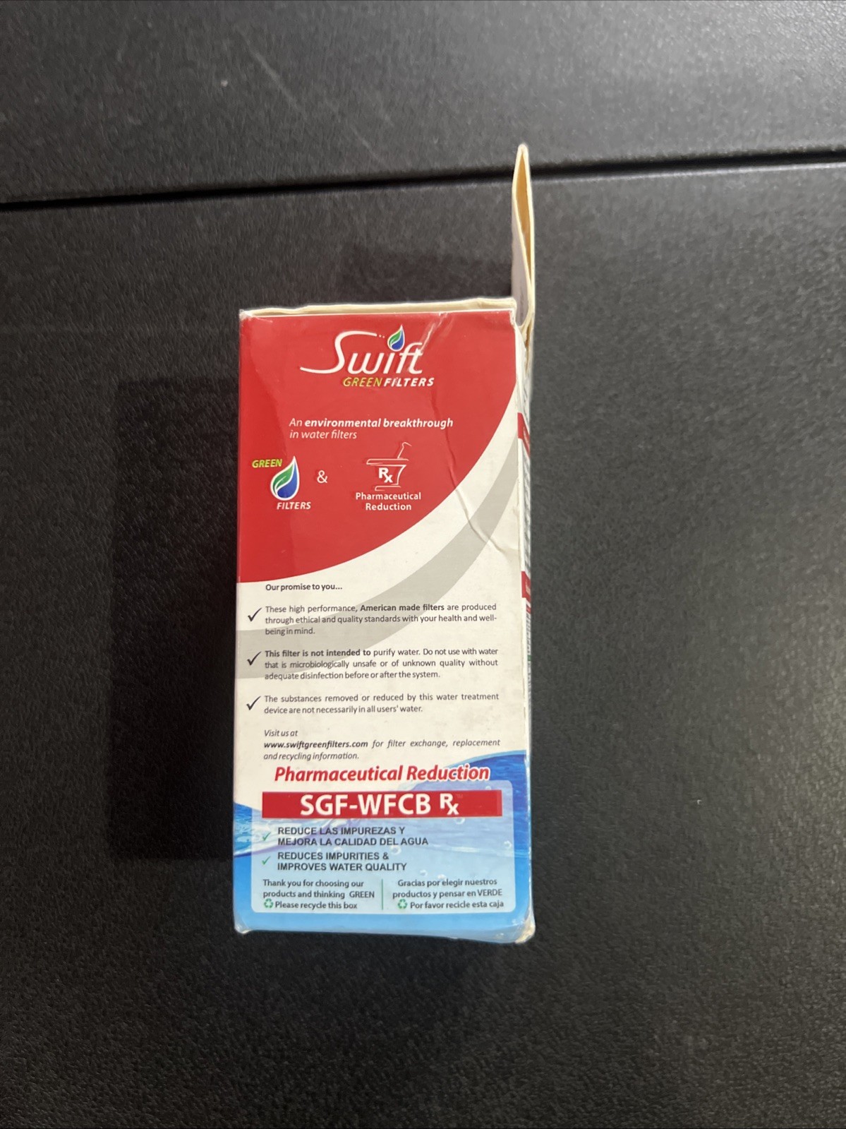 New SWIFT Green Filters WFCB-SW Refrigerator Water Filter For WFCB 469 906 910