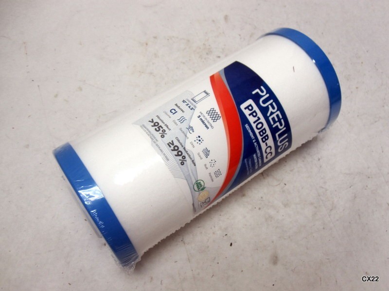 PurePlus PP10BB-CC 10″x4.5″ Whole House Sediment Activated Carbon Water Filter