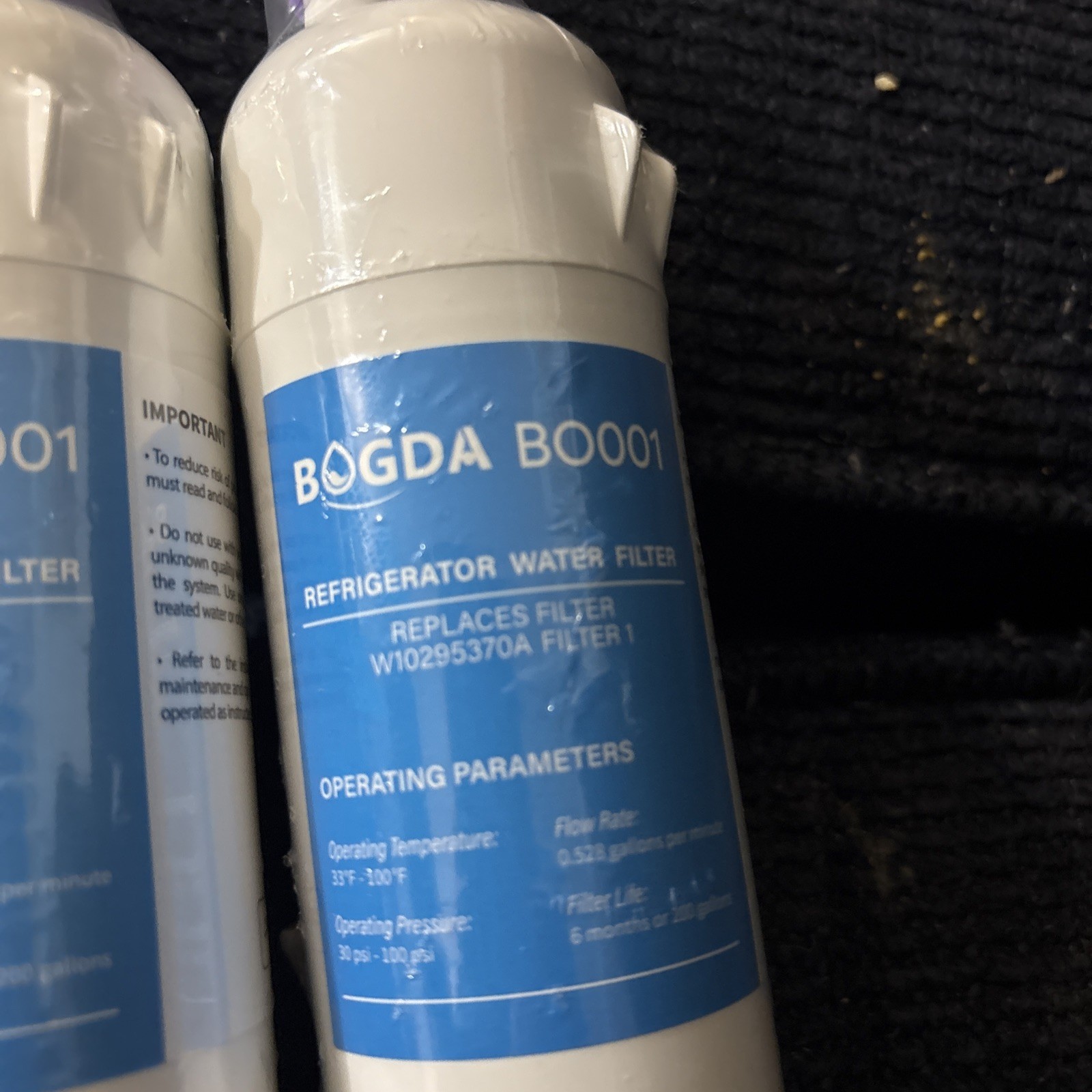 2 count Water Filter B0001