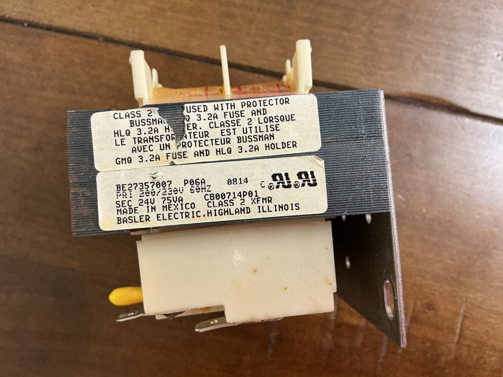 Basler Electric Transformer BE27357007 C800714P01