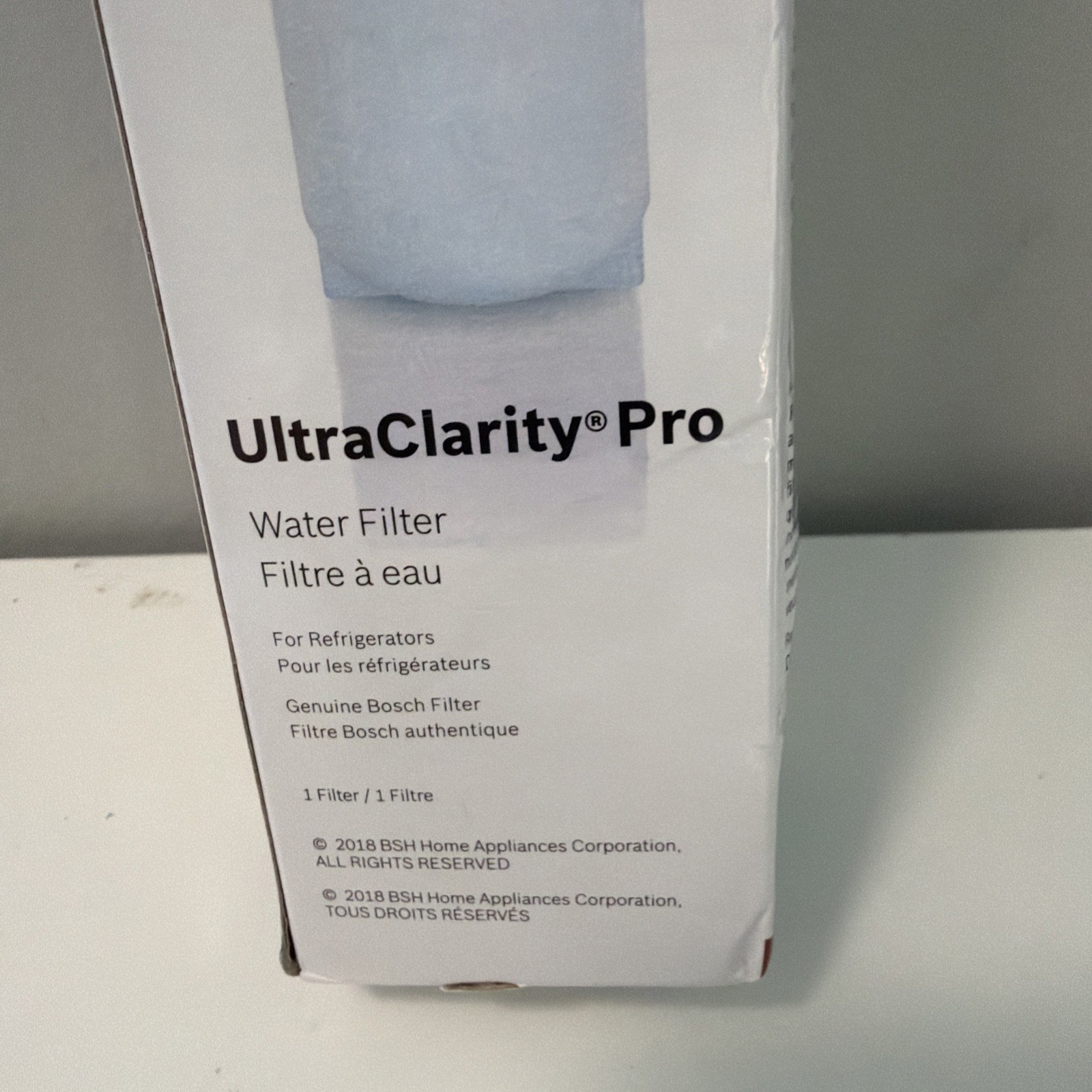 1 PACK Bosch Ultra Clarity Pro BORPLFTR50 Water Filter White #WFS200MF/WFS210MF
