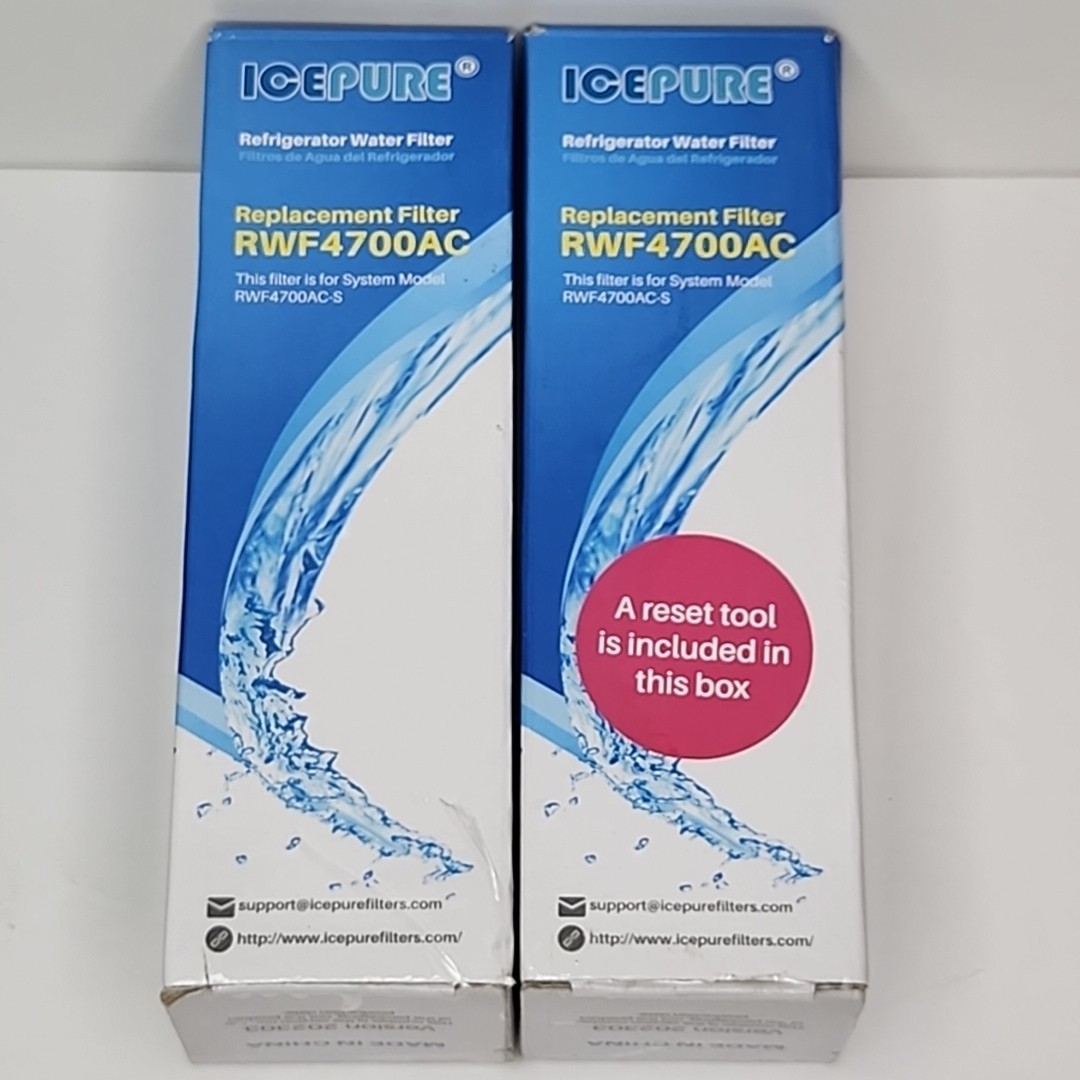 RWF4700AC Water Filter Fit for LT1000P, ADQ747935, LMXS28626D, LT1000PC 2PACK