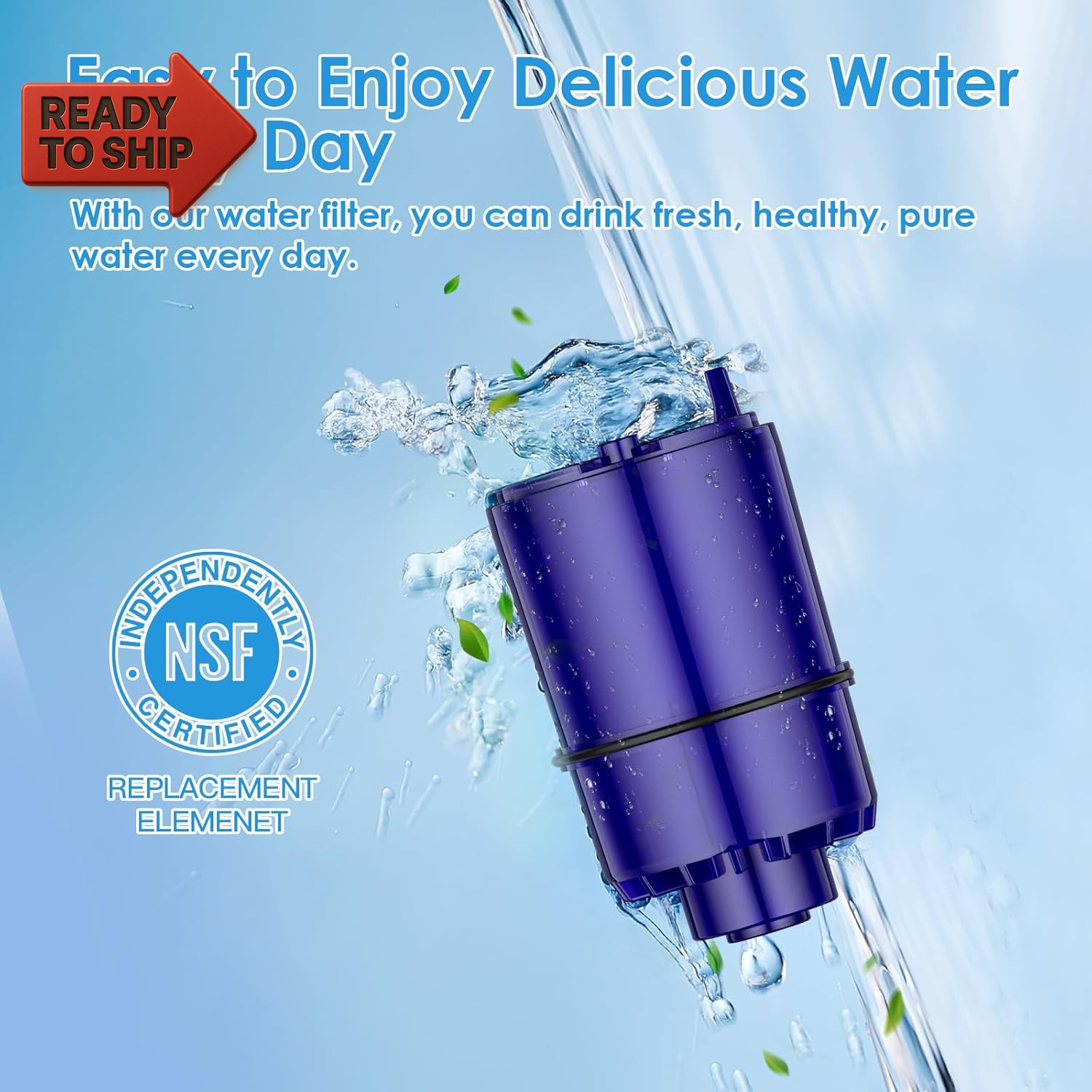 Faucet Water Filter Replacement Fit for All PUR, for PUR plus Faucet Filtration