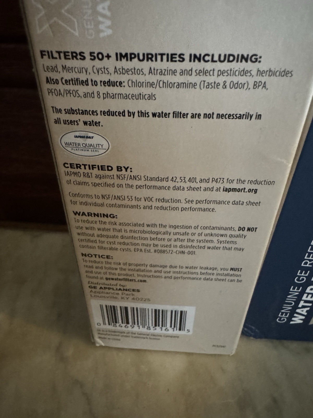 GE Appliances XWFE Replacement Refrigerator Water Filter: Filters 2